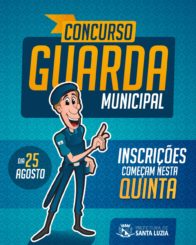 Inscrições para Concurso Público da Guarda Municipal começam nesta quinta (25)