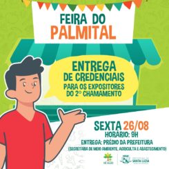 Entrega de credenciais do 2º chamamento da Feira do Palmital
