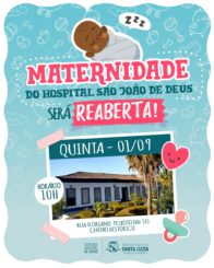 Hospital São João de Deus reabre maternidade nesta quinta-feira (1)