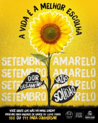 Setembro Amarelo: mês de conscientização sobre a prevenção do suicídio