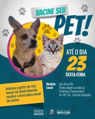 Ação para vacinar animais contra a raiva termina nesta sexta-feira