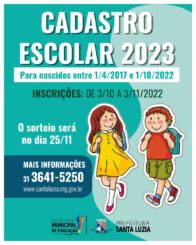 Prefeitura inicia Cadastramento Escolar 2023 para a Educação Infantil
