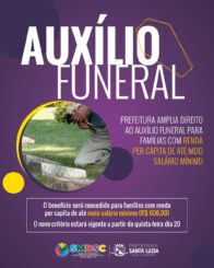 Prefeitura amplia direito ao auxílio funeral para famílias com renda “per capita” de até meio salário mínimo