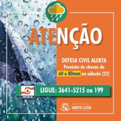 Previsão alerta para temporais amanhã