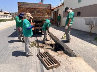 Iniciadas obras de combate a enchentes através da limpeza de bueiros