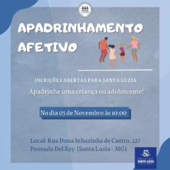 Apadrinhe um dos menores do Abrigo Institucional
