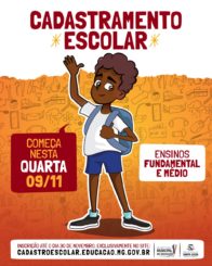 Cadastramento escolar para 2023 começa nesta quarta (9)