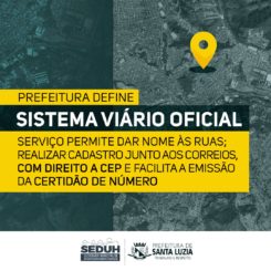 Prefeitura define sistema viário oficial do município e lança informações em plataforma online de fácil acesso