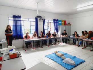 Projeto SAMU nas escolas volta à E. M. Dagmar Barbosa de Souza para treinamento de nova turma