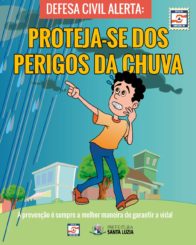 Defesa Civil alerta sobre os cuidados durante o período de chuva