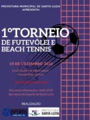 Inscrições abertas para o primeiro torneio de futevôlei e beach tennis da Prefeitura