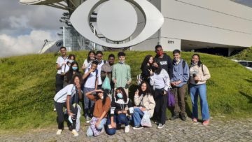 Alunos luzienses visitam estúdio da Rede Bandeirantes