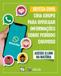 Defesa Civil cria grupo para divulgar informações sobre período chuvoso