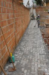 Prefeitura constrói passeio no bairro Cristina A