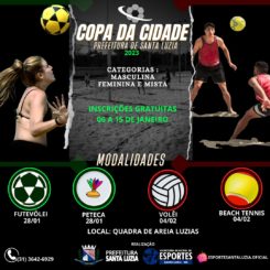 Abertas as inscrições para a Copa da Cidade