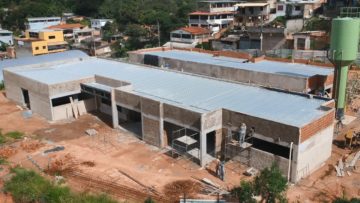 Obras de construção da UMEI Bom Destino estão em estágio avançado
