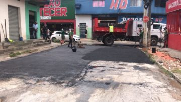 Prefeitura realiza serviços de manutenção em ruas da cidade