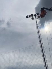 Iniciada a modernização da iluminação do 7º campo de futebol municipal