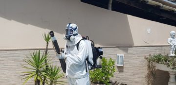Borrifação contra a dengue é feita no Esplanada