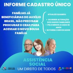 Atenção famílias beneficiárias do Auxílio Brasil!