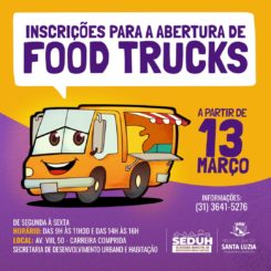 Prefeitura abre inscrições para Food Trucks nas vias públicas