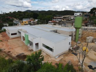 Seguem adiantadas as obras da nova UMEI Bom Destino