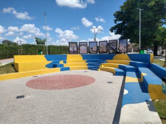 Arena do Parque Linear ganha nova pintura