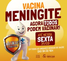 Vacina contra meningite está liberada para toda população até sexta (31)