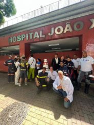 SAMU de Santa Luzia participa de simulado de múltiplas vítimas no Hospital João XXIII