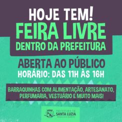 Feira na Prefeitura proporciona oportunidade de compras e interação social