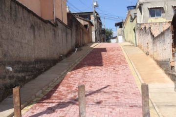 Concluída a revitalização do beco entre a Rua Betita Rodrigues da Rocha e a Rua Geraldo Rodrigues da Rocha, no Bairro Palmital