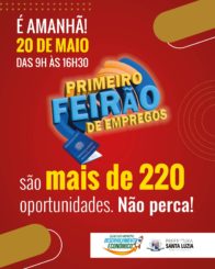 1º Feirão de empregos de Santa Luzia