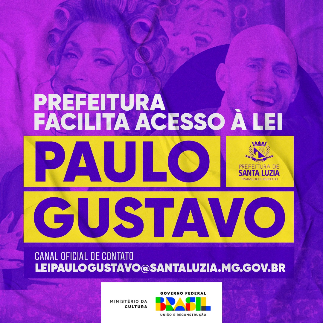 Prefeitura facilita acesso à Lei Paulo Gustavo