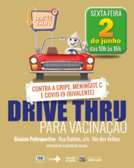 Prefeitura promove novo drive thru para vacinação nesta sexta