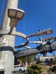 Prefeitura segue com modernização da iluminação pública de Santa Luzia