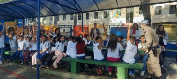 Alunos na Escola Municipal José Luiz dos Reis visitam Transitolândia, em Belo Horizonte