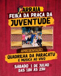 Feira da Praça da Juventude terá festa julina
