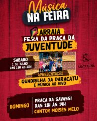 Final de semana animado nas feiras livres da cidade