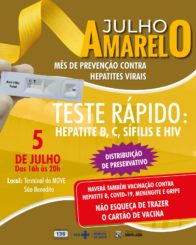 Prefeitura oferecerá testes gratuitos para IST nesta quarta (5)