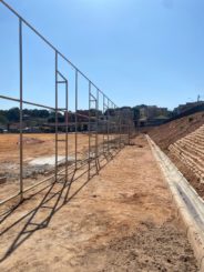 Obras do campo do ratão entram em fase final