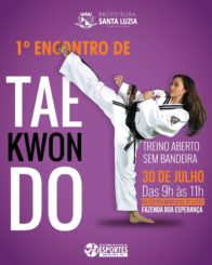 Vem aí o 1º Encontro de Taekwondo no Centro Municipal de Lutas