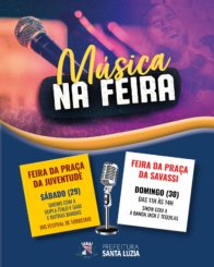 Final de semana tem música nas feiras da cidade