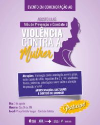 Prefeitura promove evento no mês de enfrentamento à violência contra a mulher