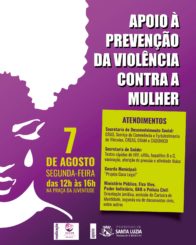 Praça da Juventude receberá evento em apoio à prevenção da violência contra a mulher