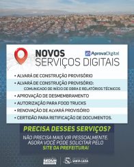 Novos serviços digitais são oferecidos pela Prefeitura