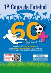 Prefeitura inicia inscrições para a 1ª Copa de Futebol 60+ 2023 “Idoso Bom de Bola”