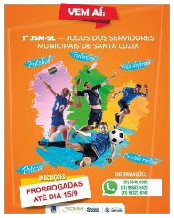 Prorrogadas inscrições para os Jogos dos Servidores Municipais