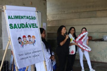 Alunos da Escola Municipal José Augusto Resende recebem conscientização sobre a saúde bucal