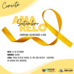 Setembro Amarelo: Valorizando a vida