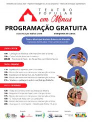 Mostra de Teatro Popular promete movimentar a vida cultural em Santa Luzia